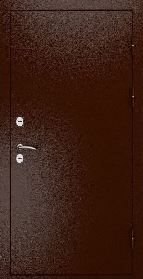 Фото Дверь ДвериПРО L Термо Д-19 (16мм, Грецкий орех + черная патина винорит) DPRO195599